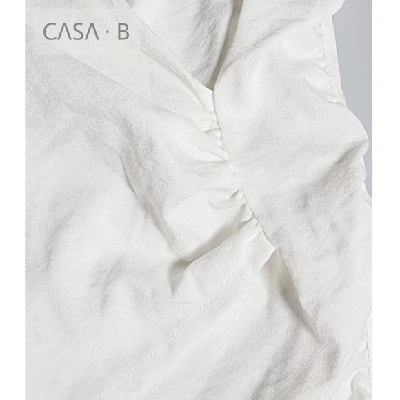 5⭐️CASA B RESORT| Natasha Wrap-Front Shirt Dress Coverup - Picture 8 of 13